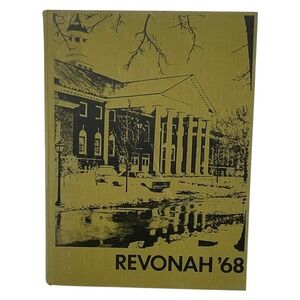 Hanover College Revonah 1968 Yearbook Hanover Indiana Vintage Campus Annual